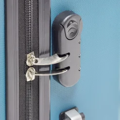 Valise moyenne ABS bleu 60x44x26cm