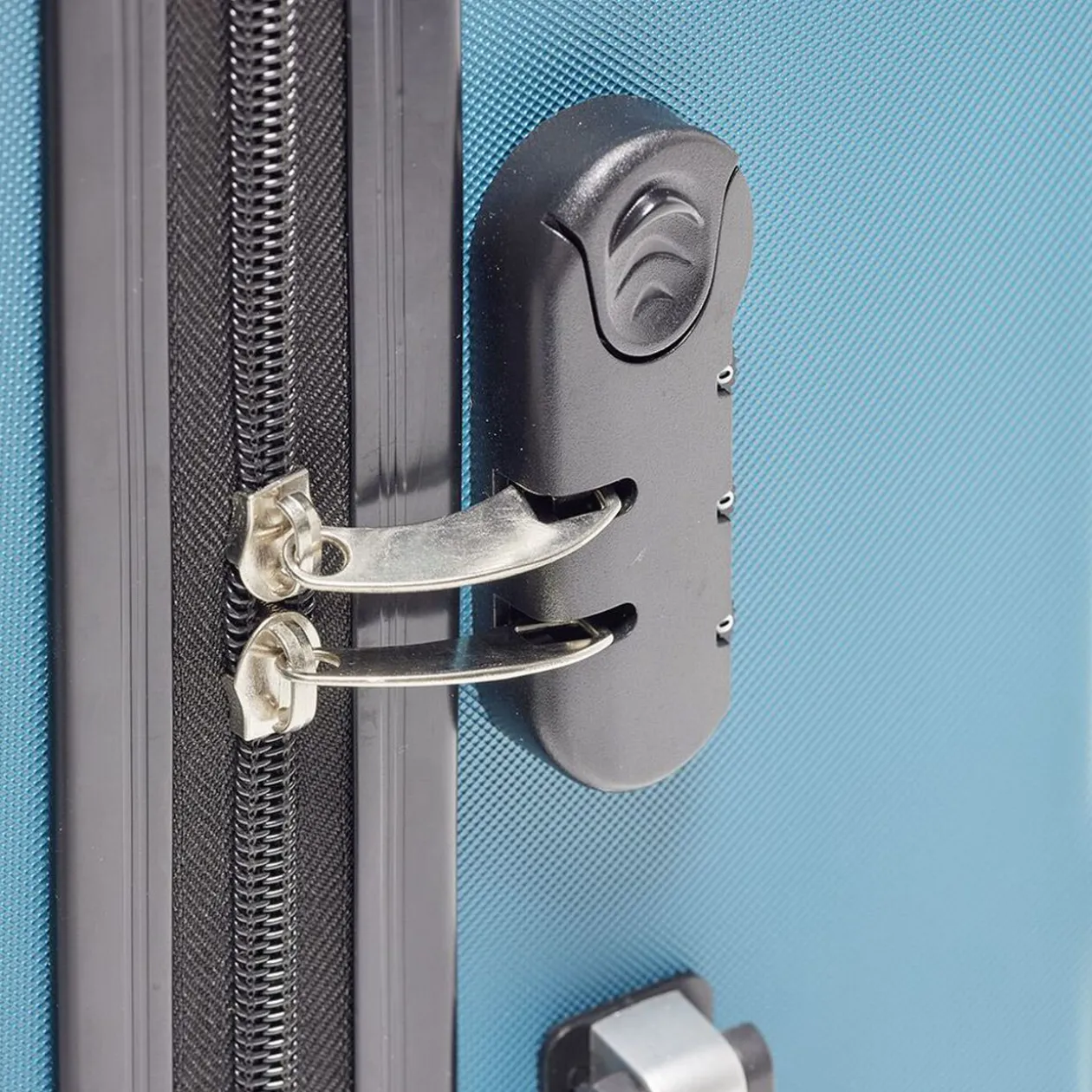 Valise moyenne ABS bleu 60x44x26cm