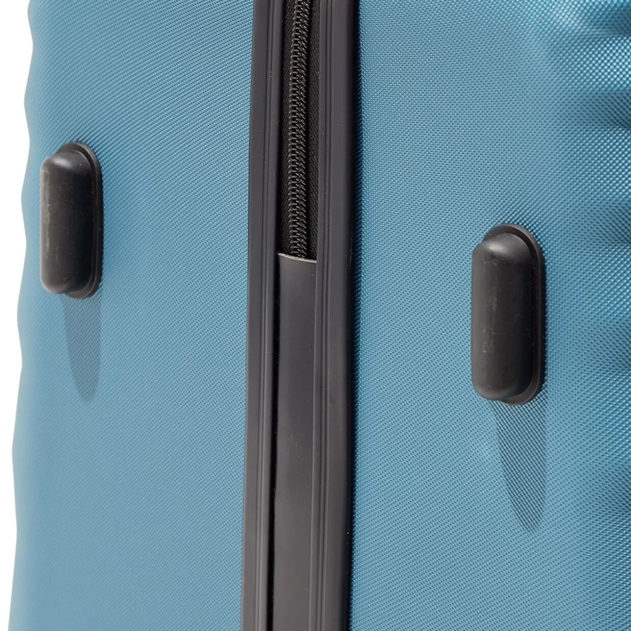 Valise moyenne ABS bleu 60x44x26cm