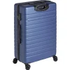 Valise rigide bleue marine L77xl51xH28 cm