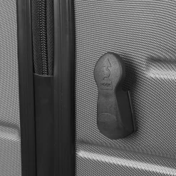 Valise rigide grise L60xl31xH26 cm