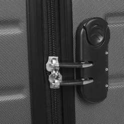 Valise rigide grise L60xl31xH26 cm