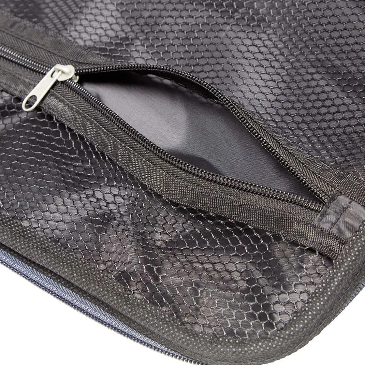 Valise souple 4 roues bleu H.55 cm