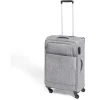 Valise souple 50L polyester gris 42x24,5xH68cm