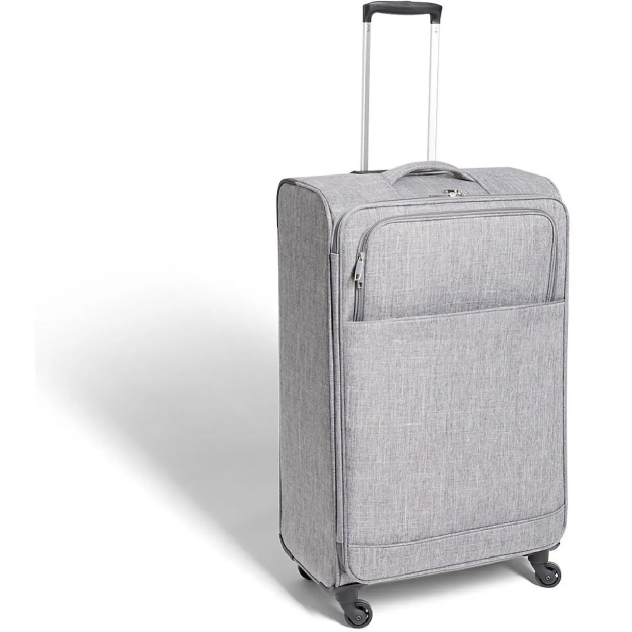 Valise souple 73L polyester gris