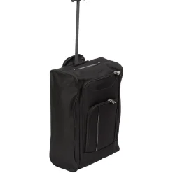 Valise souple moyenne 54L polyester noir L.60xl.40xH.22,5cm