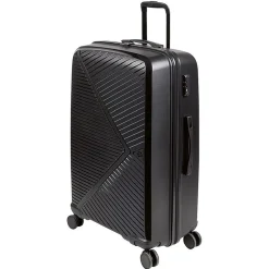 Valise sur roulettes noir H75 cm