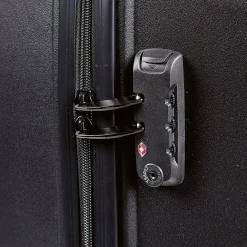 Valise sur roulettes noir H75 cm