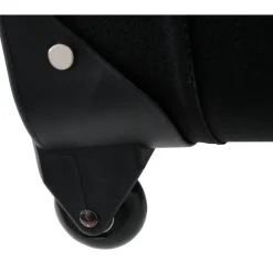 Valise trolley à roulette souple bleu marine L