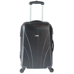 Valise trolley à roulette noire S