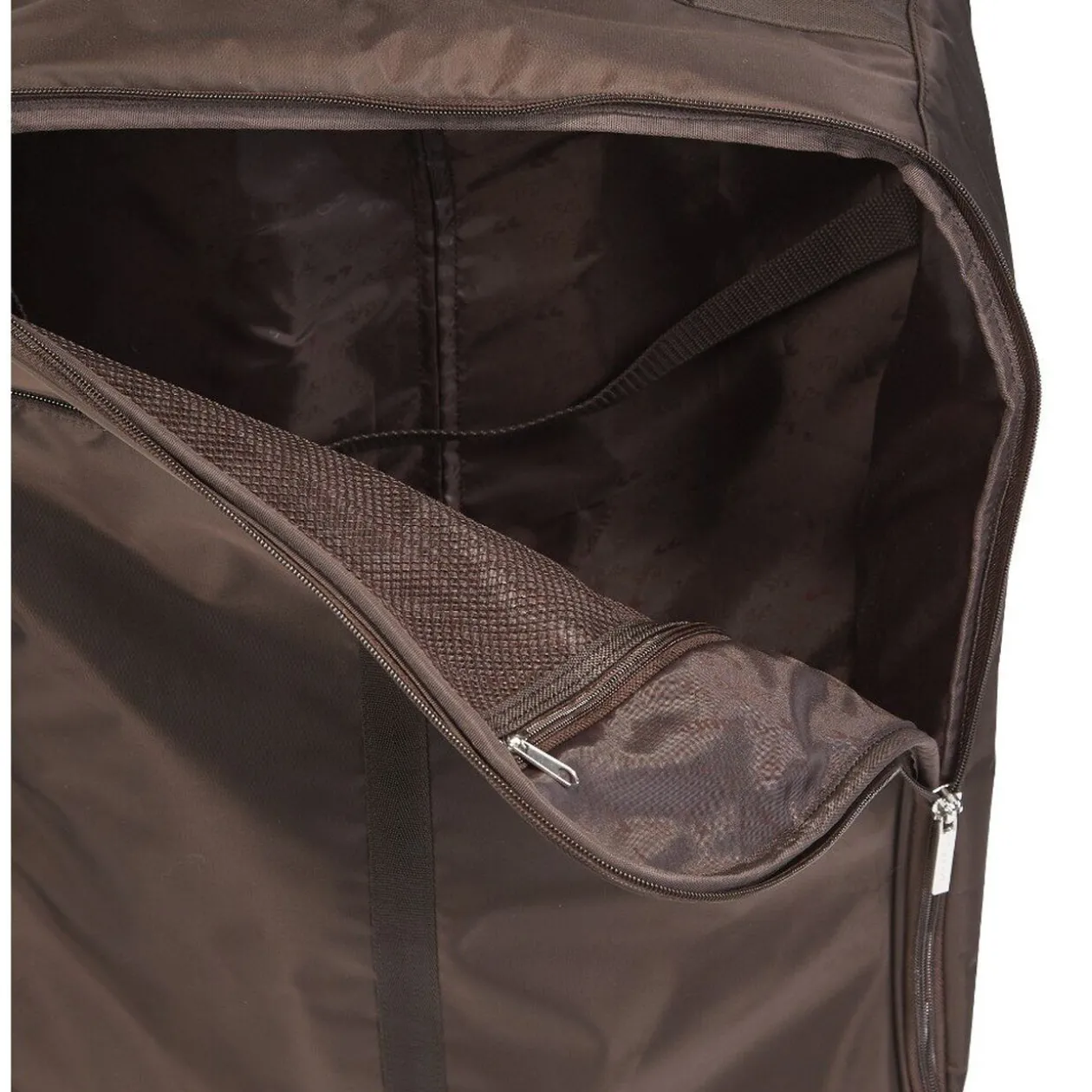 Valise trolley à roulettes marron 41 L