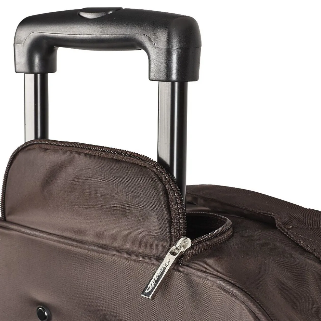 Valise trolley à roulettes marron 41 L