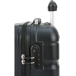 Valise trolley noir pvc