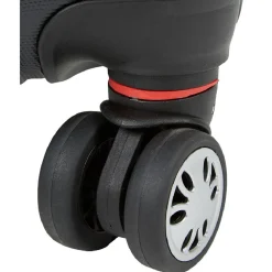 Valise trolley noir pvc