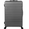 Valise trolley rigide 4 roues gris foncé L. 70 cm