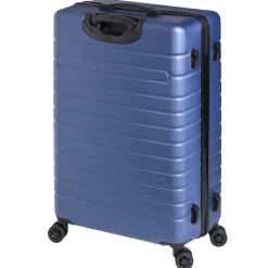Valise trolley rigide 4 roues bleu marine L. 70 cm