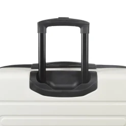 Valise trolley rigide 4 roues blanche 60cm