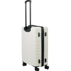 Valise trolley rigide 4 roues blanche 60cm