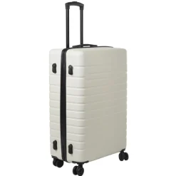 Valise trolley rigide 4 roues blanche 70cm