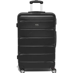 Valise trolley rigide abs noir H70 cm