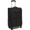 Valise trolley souple roues multidirectionnelles gris H60 cm