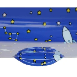 Valise trotteur enfant bleu 47x31xH23,5 cm