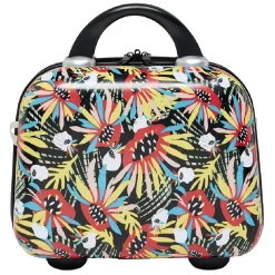 Vanity rigide motif tropical plastique ABS 30x16xH32cm