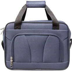 Vanity souple bleu H.27 cm