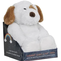 Veilleuse peluche chien assis lumineux