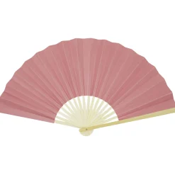 Éventail en bambou coloré