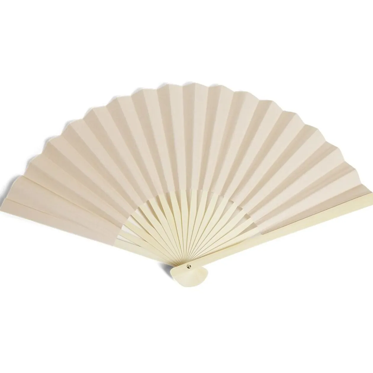 Éventail en bambou et papier 3 coloris