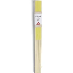 Éventail en bambou et papier 3 coloris