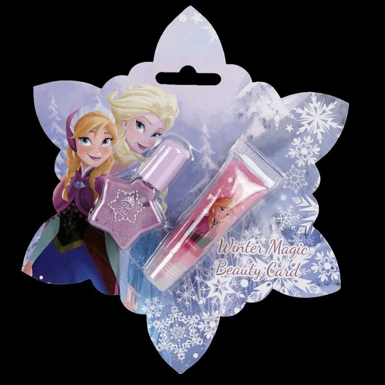 Vernis à ongles et brillant à lèvres Reine des neiges