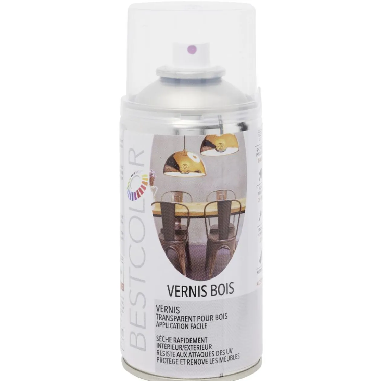 Vernis Bois incolore brillant en spray 300 ml
