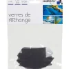 Verres de rechange noirs pour lunettes caméra sport