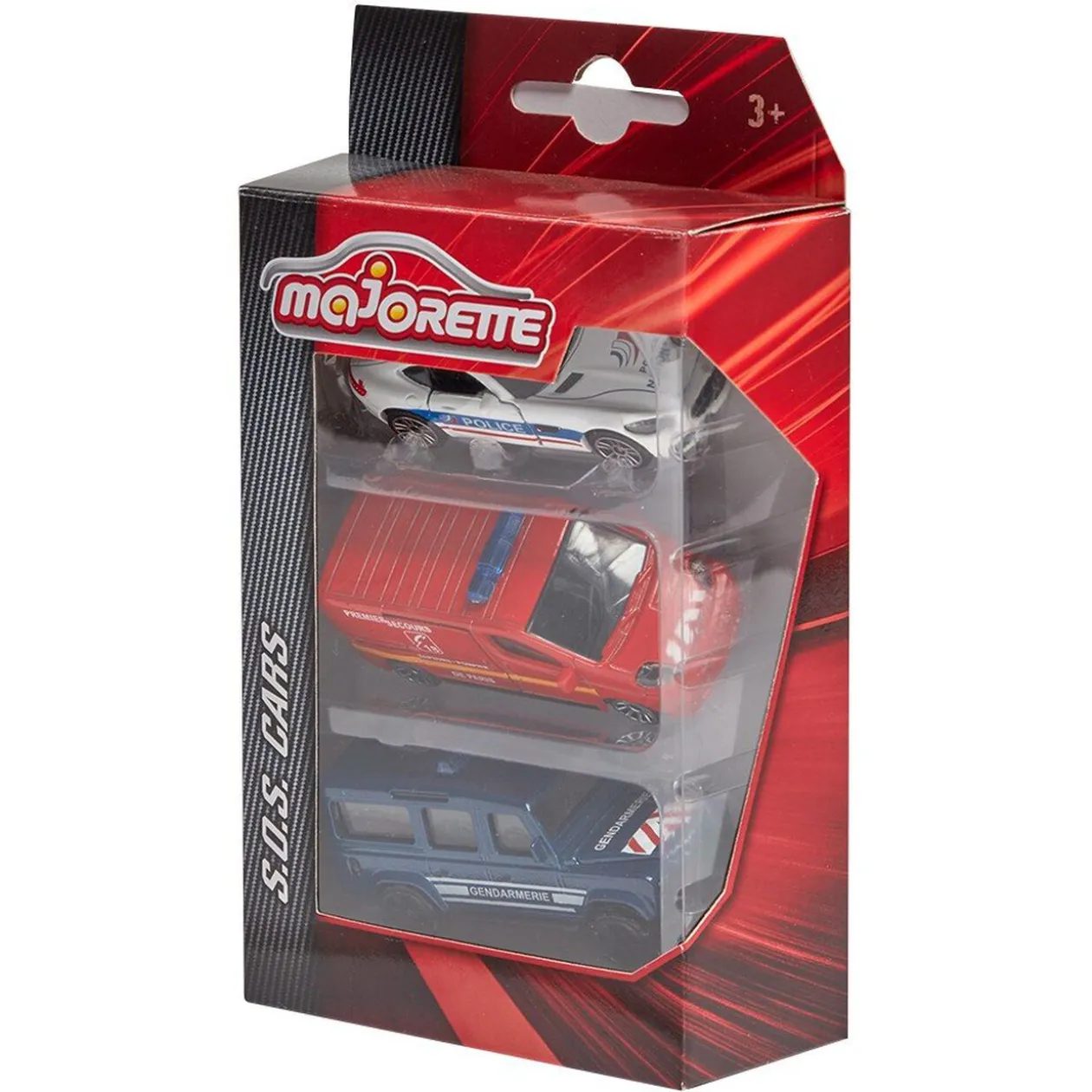 Véhicule collection majorette multicolore métal x3