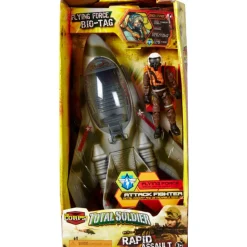 Véhicule de mission militaire et figurine