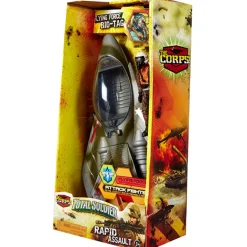 Véhicule de mission militaire et figurine