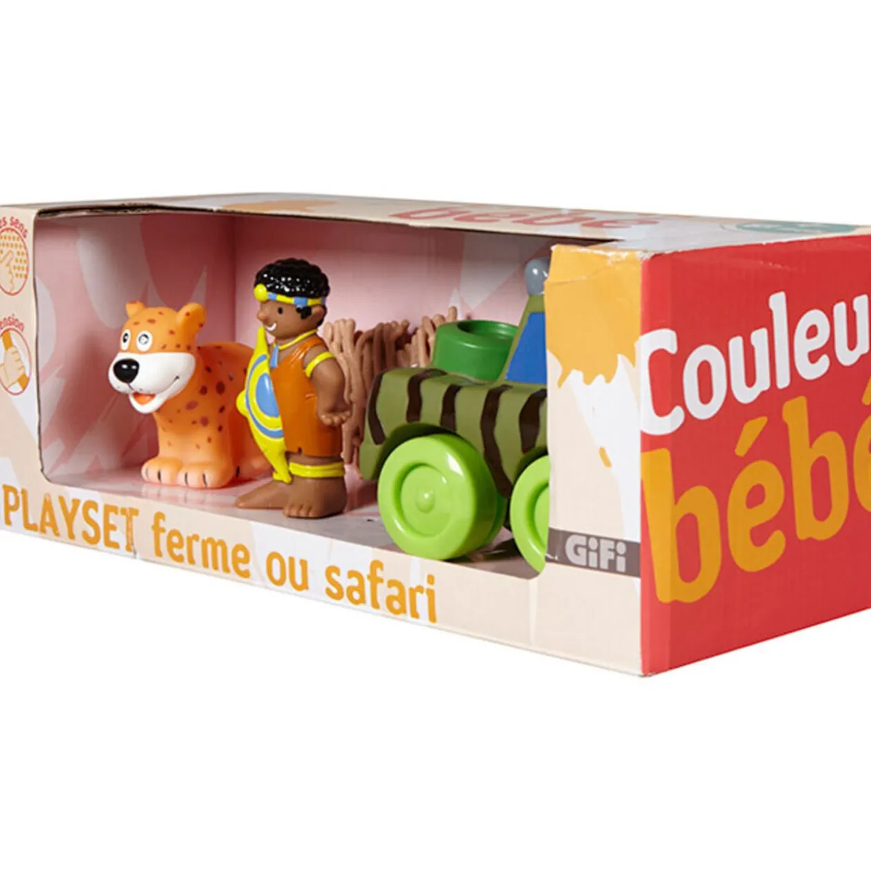 Véhicule et figurine ferme ou savane