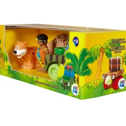 Véhicule et figurine ferme ou savane