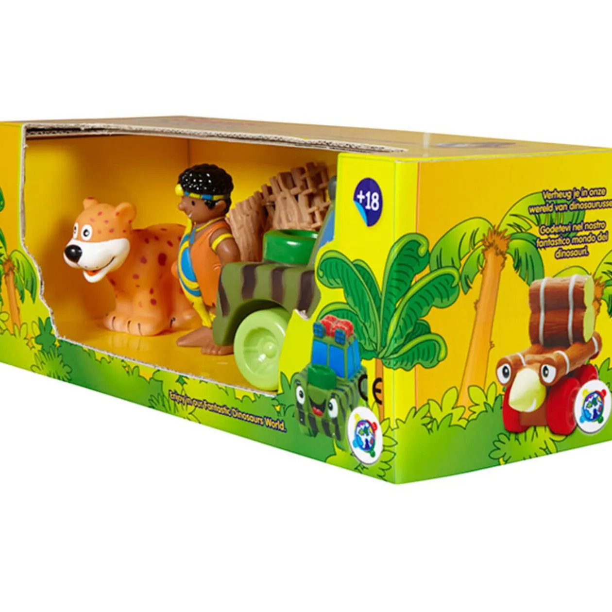 Véhicule et figurine ferme ou savane