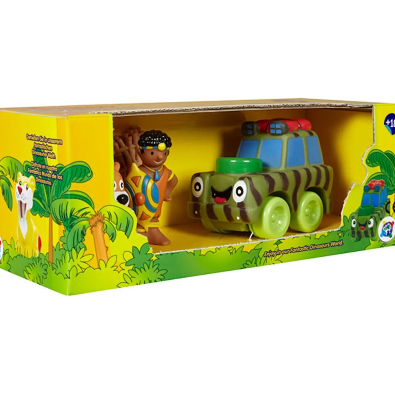 Véhicule et figurine ferme ou savane