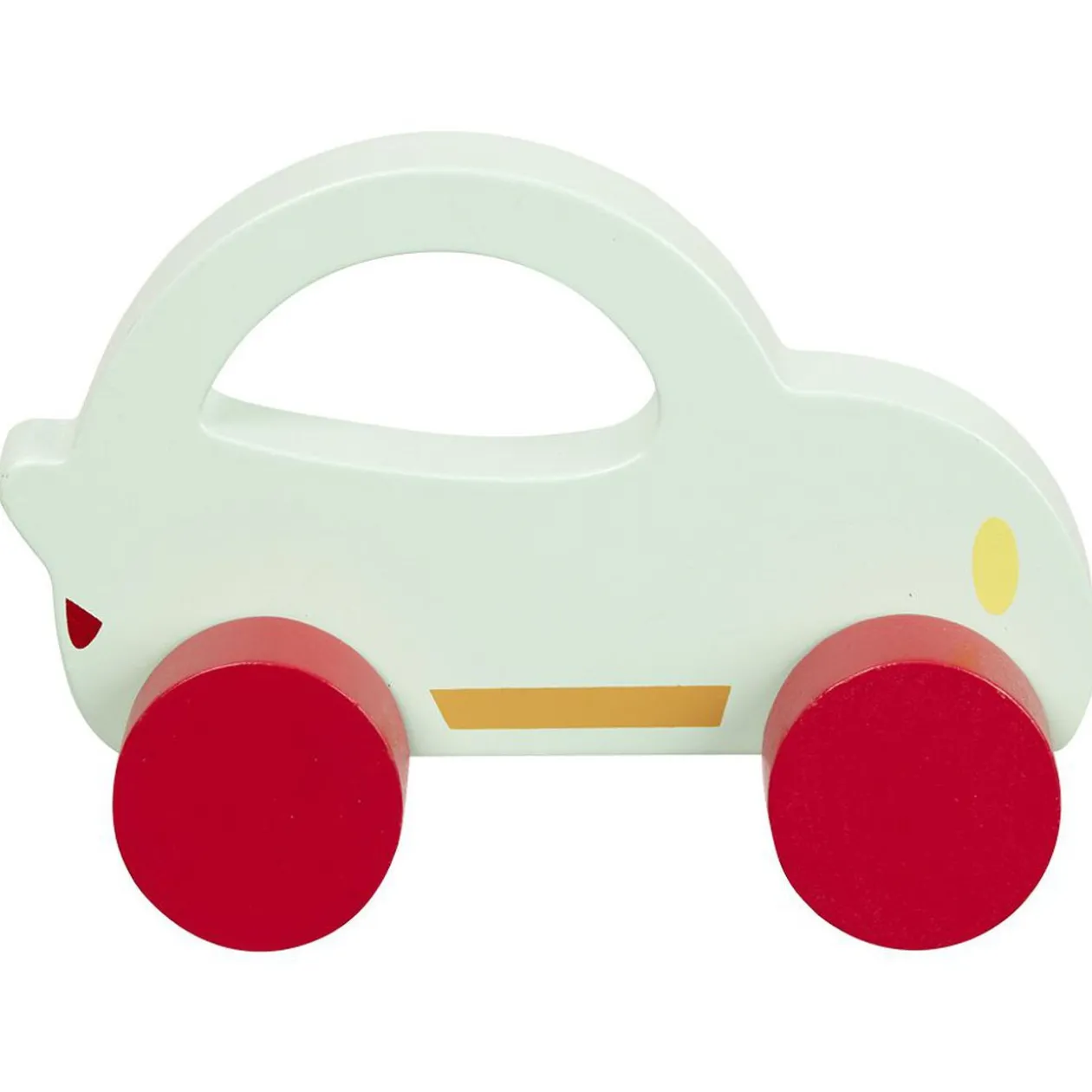 Véhicule hochet en bois
