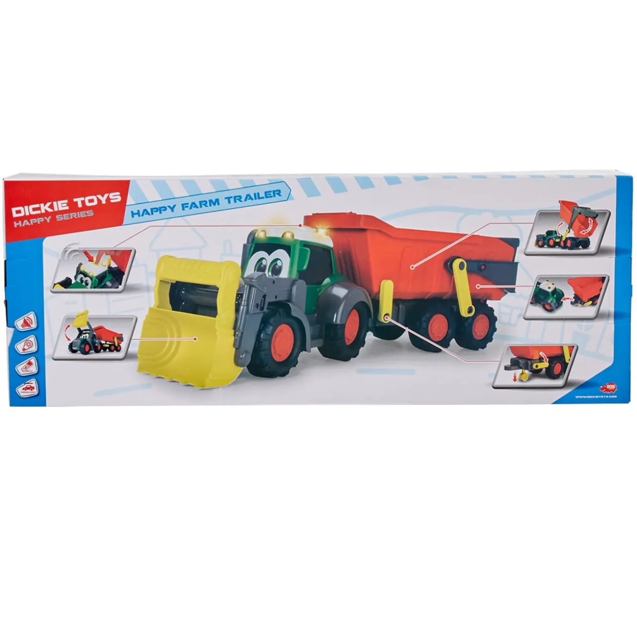 Véhicule tracteur remorque lumineux et sonore