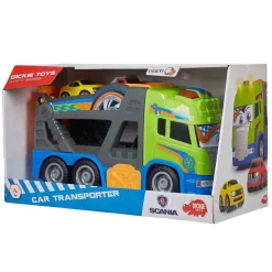 Véhicule transporteur de voitures Scania sonore et lumineux