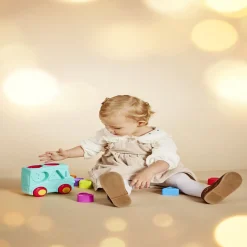 Véhicule éveil avec forme à insérer 16x8,3xH13,5cm