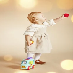 Véhicule éveil avec forme à insérer 16x8,3xH13,5cm