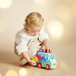 Véhicule éveil avec forme à insérer 16x8,3xH13,5cm