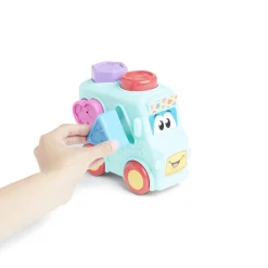 Véhicule éveil avec forme à insérer 16x8,3xH13,5cm