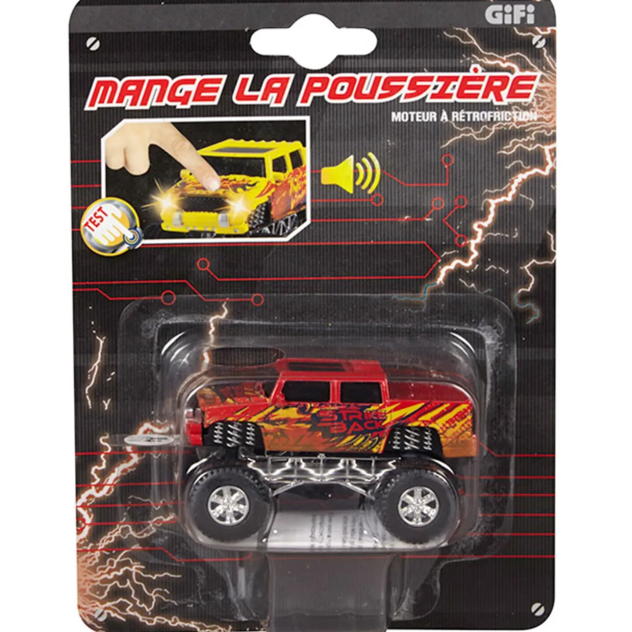 Véhicule 4x4 son et lumière